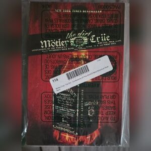 Mötley Crüe The Dirt Hardcover Book - Red & Black Cover